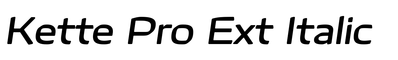 Kette Pro Ext Italic